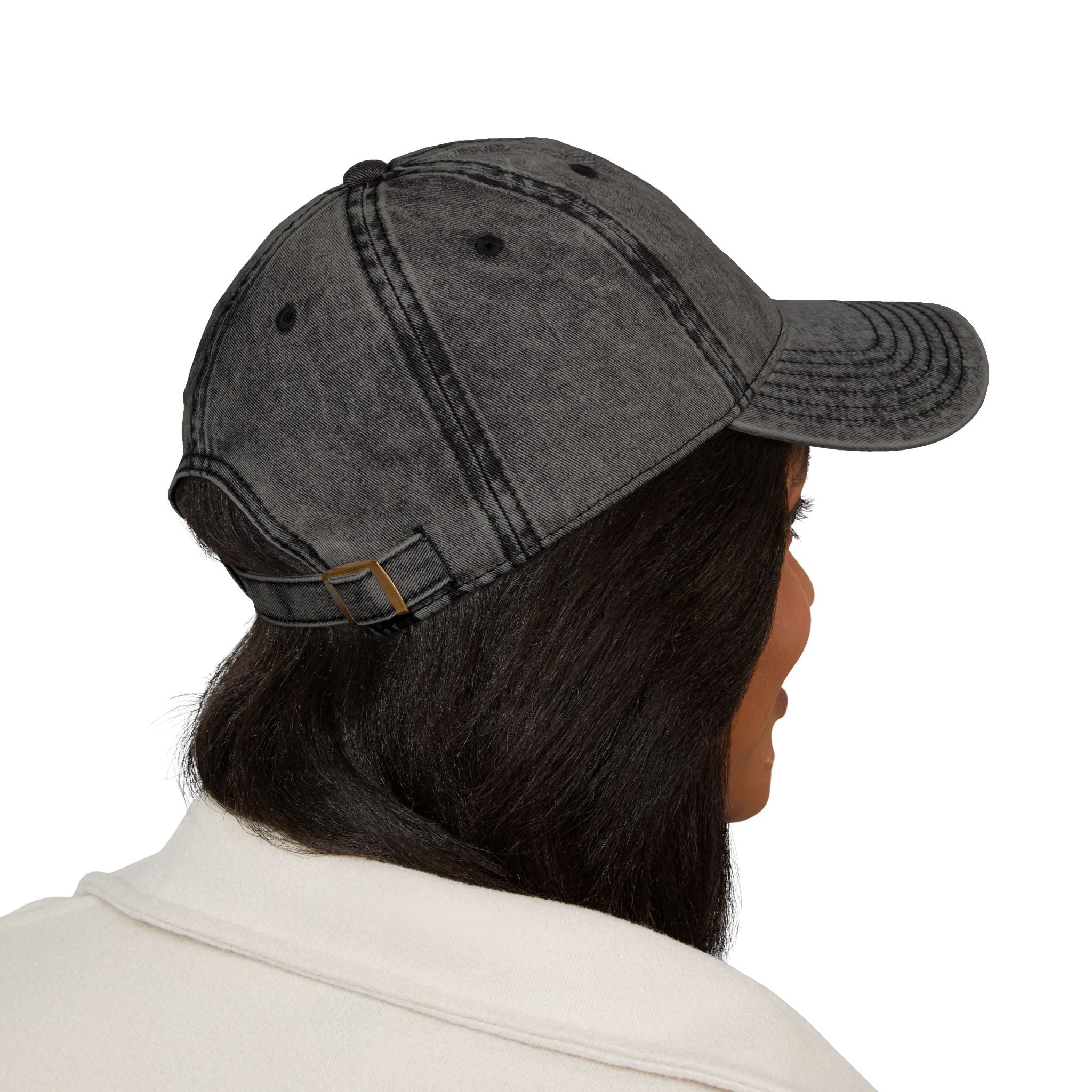 "I Am Enough." Embroidered Vintage Hat