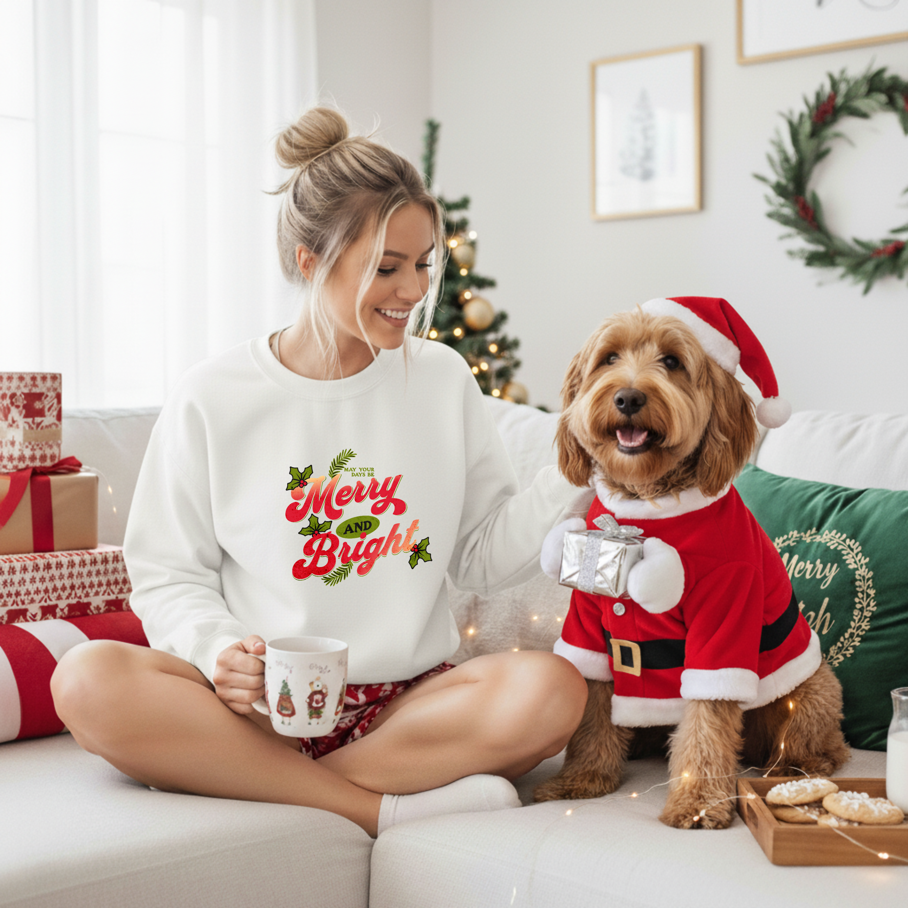 Merry and Bright Crewneck