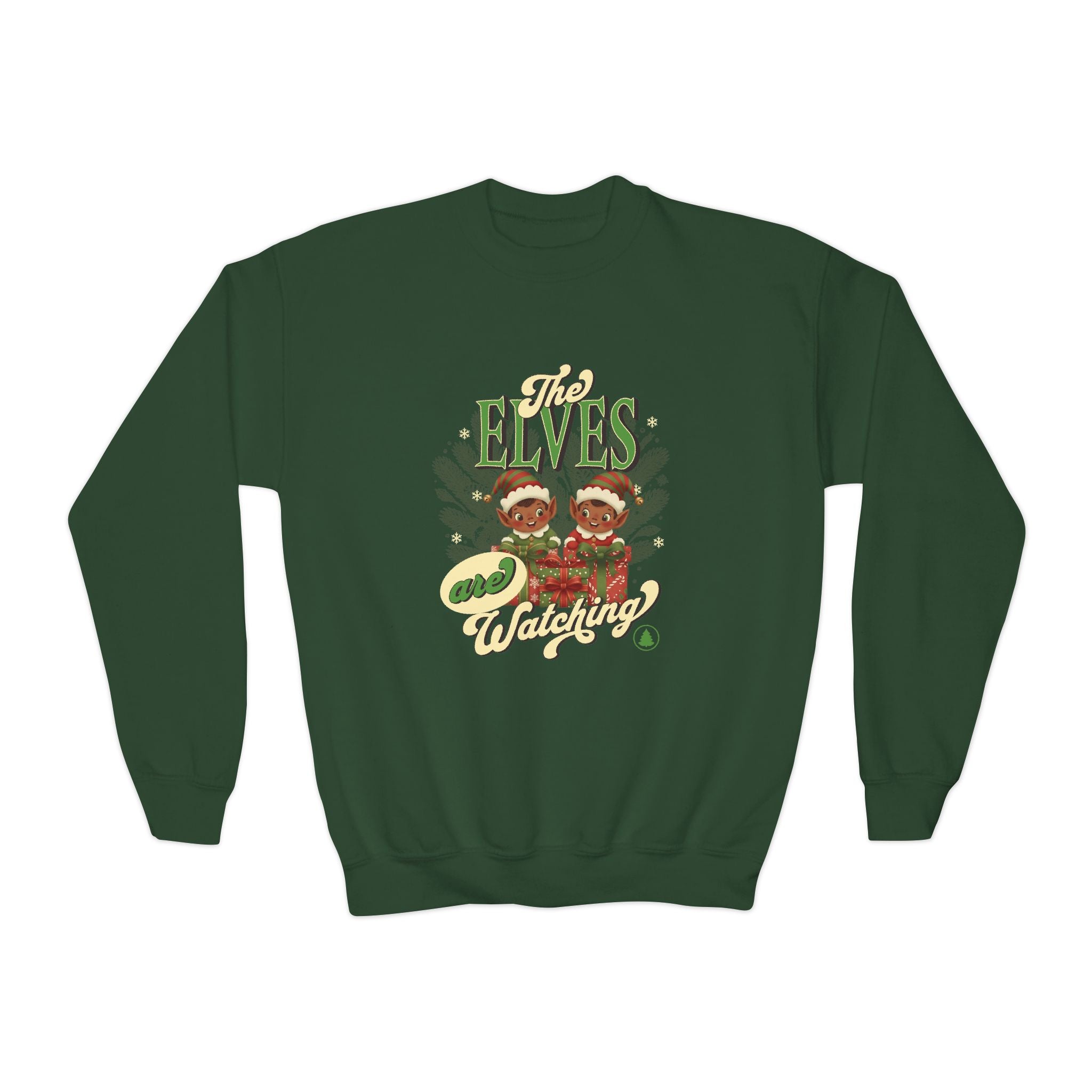The Elves Are Watching - Kids Crewneck