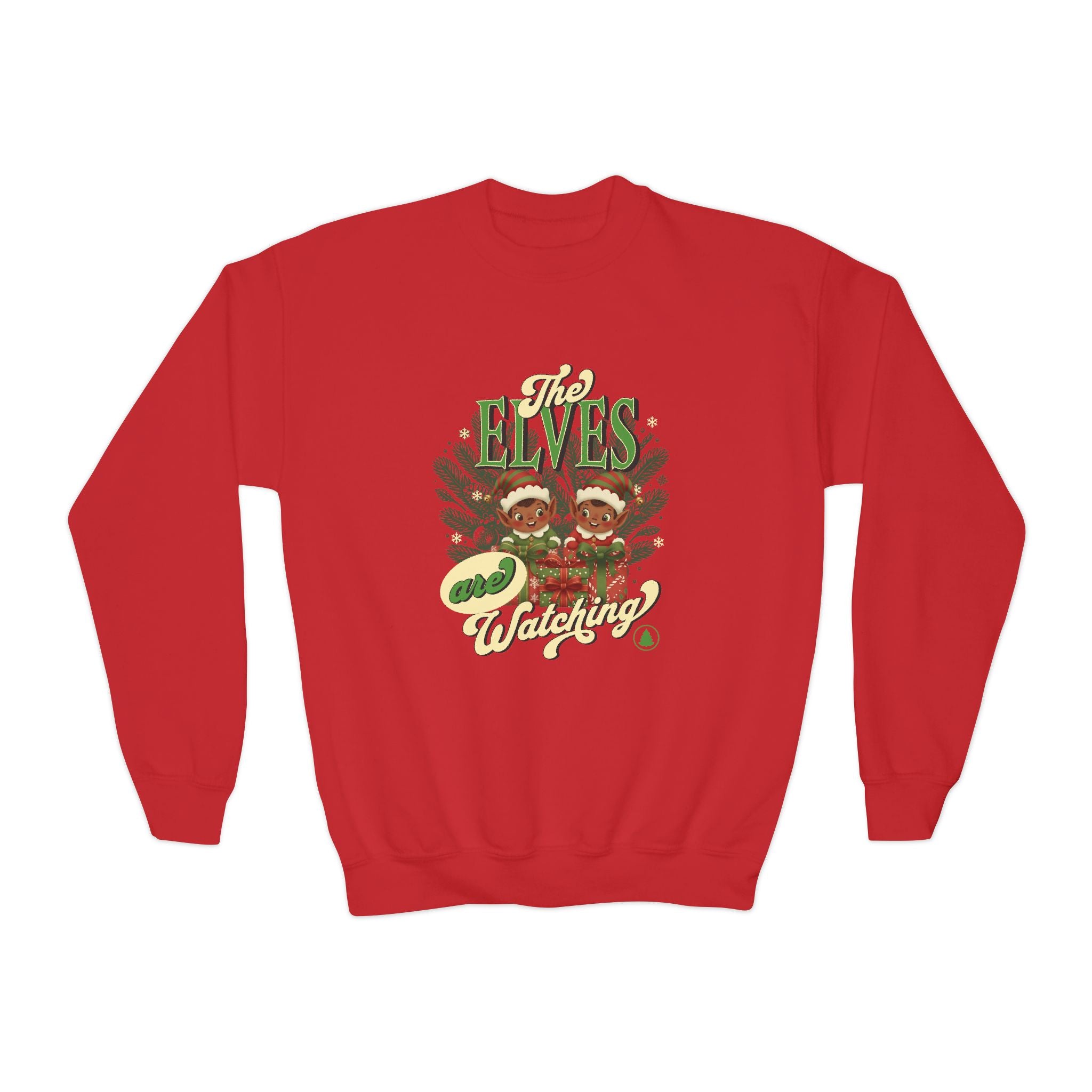 The Elves Are Watching - Kids Crewneck