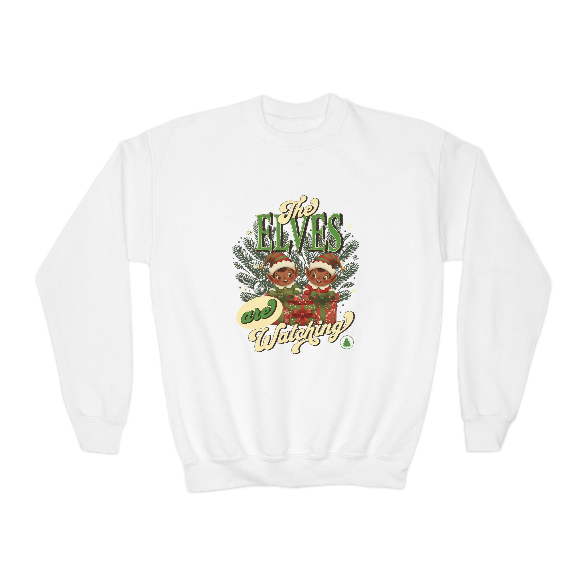 The Elves Are Watching - Kids Crewneck